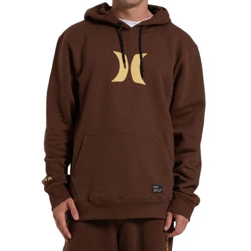 Moletom Masculino Hurley Canguru Icon WT26 MARROM-HYBL020264- -1-